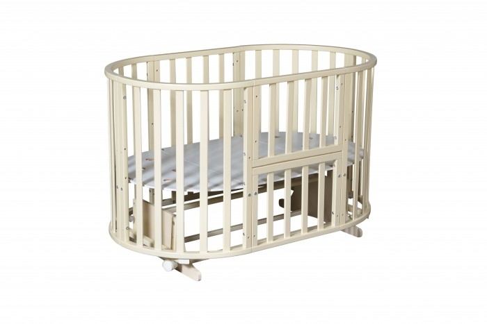 Детская кроватка-трансформер Антел Северянка-3 6 в 1 маятник+колесо фото 2